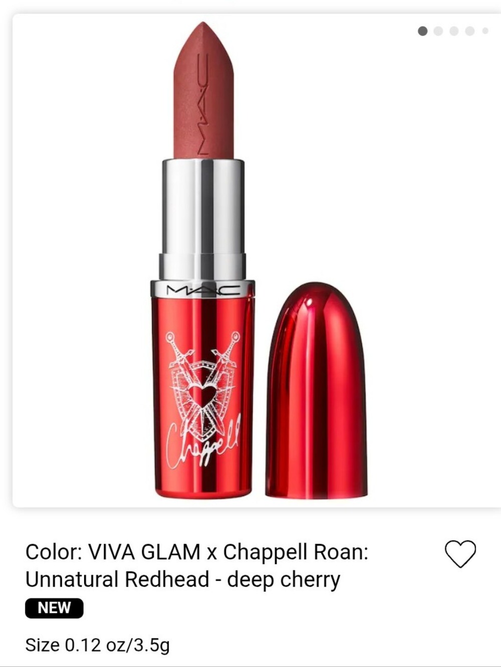 MAC Cosmetics VIVA GLAM x Chappell Roan — Unnatural Red Head